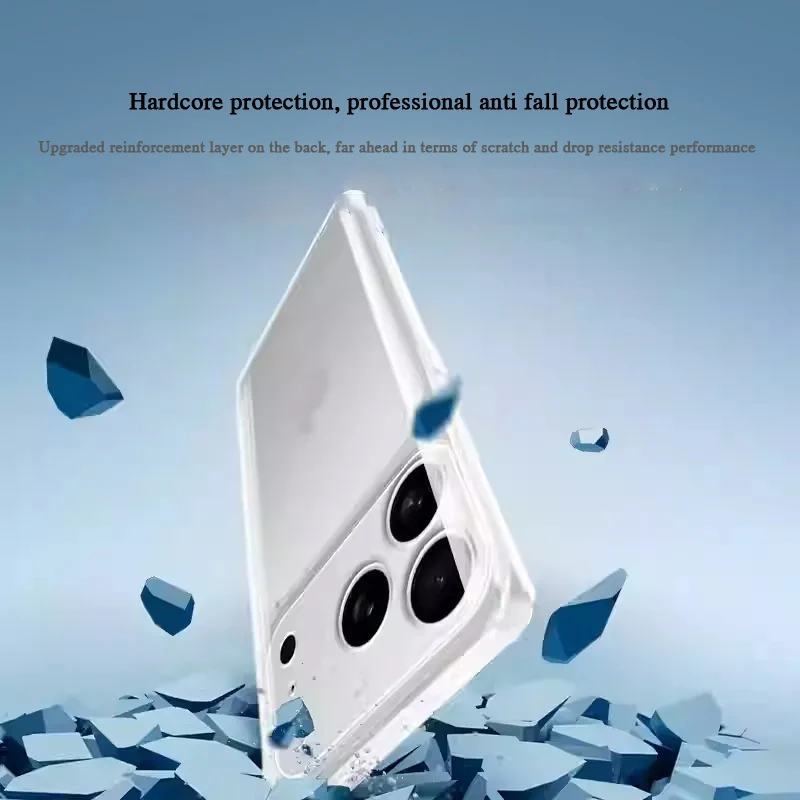 Crystal Clear Ultra-Thin Flexible TPU Silicone Protective Case