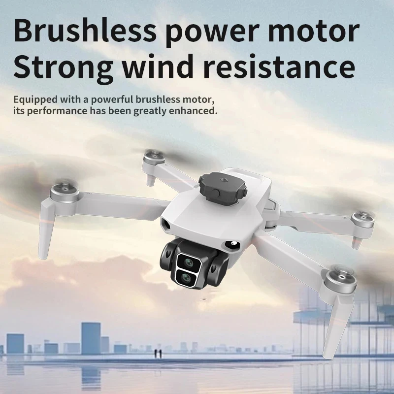 Drone L106 con Doppia Fotocamera 8K HD, WIFI 5G FPV, Motore Brushless, Evitamento Ostacoli, Telecomando con Schermo, Quadricottero Giocattolo - Image 2
