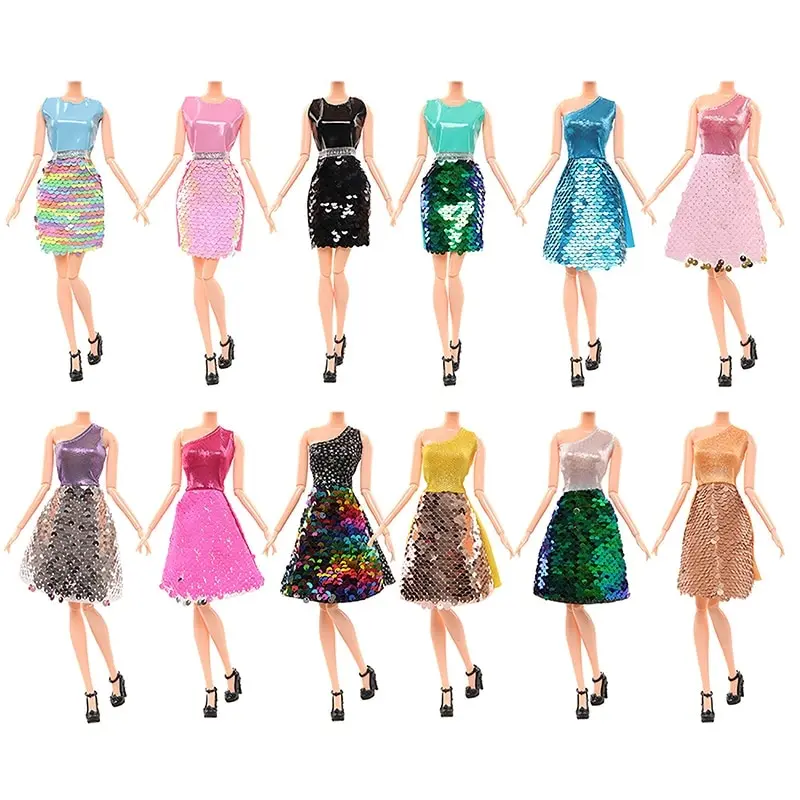 1PC Dollhouse Miniature Doll Dress Short Skirt Blouse Summer Casual Priness Dress Wear Clothing For 30cm Dolls Fashion Clothes 8 1PC Dollhouse Miniature Doll Dress Short Skirt Blouse Summer Casual Priness Dress Wear Clothing For 30cm Dolls Fashion Clothes
