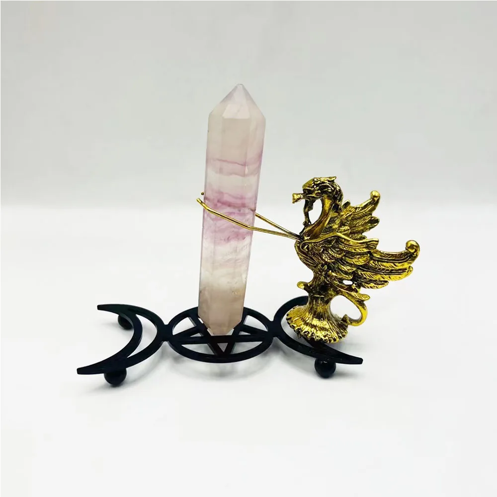 

Cute Dragon Style Metal Crystal Base Sphere Support Display Stand Photography Props Handicraft Decor