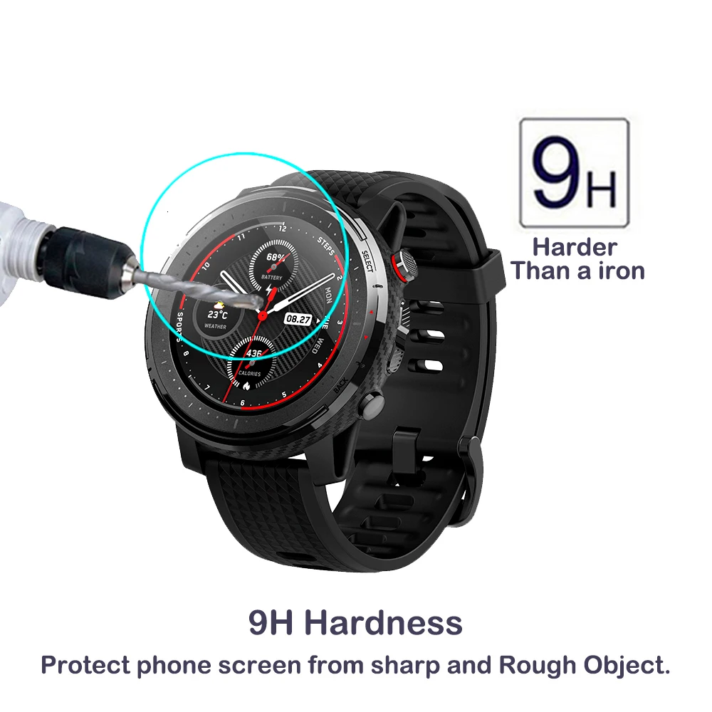 2pcs TPU Screen Protector Film Cover For Amazfit Stratos HD