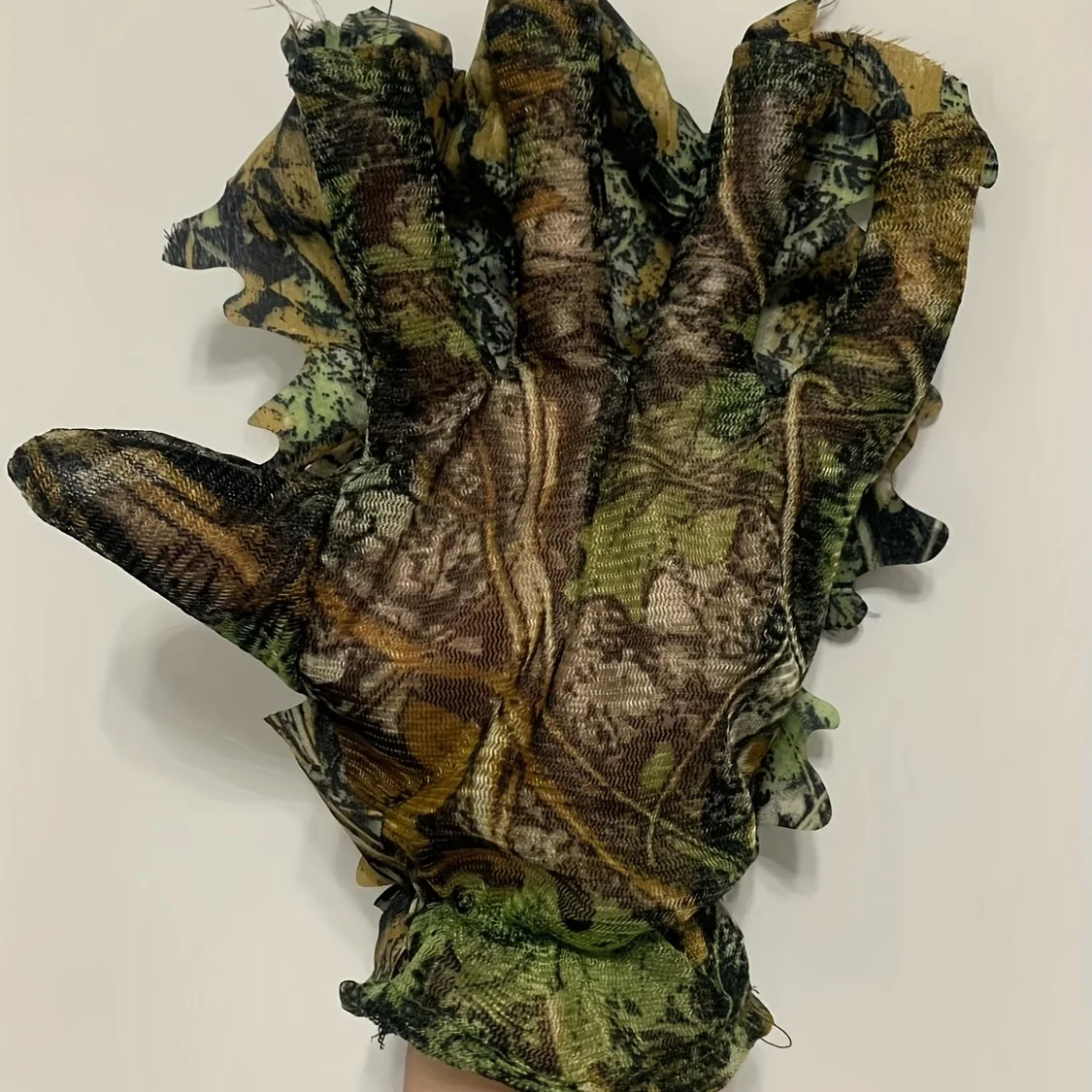 Hunting Accessories Hunting Jacket Outdoor Jungle Leaf Camouflage Gloves Hunting Gloves For Bird Watching Photography Camouflage Ghillie Suit