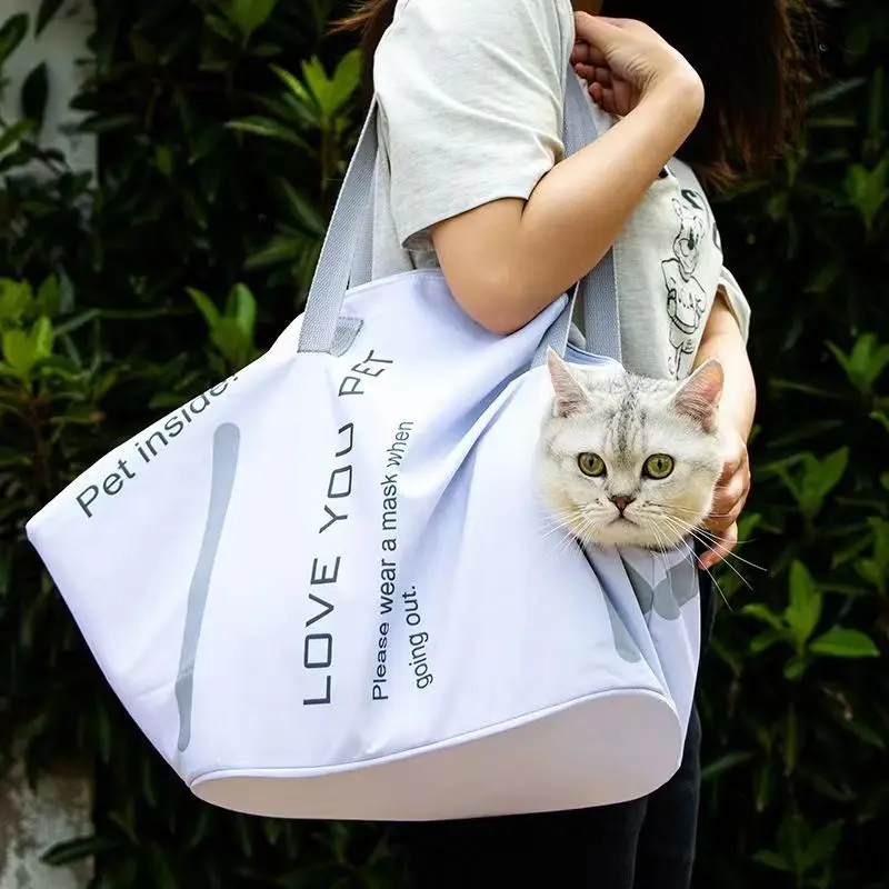 Fashion Pet Carrier Cat Carriers Soft Side Backpack Cat Travel Bags