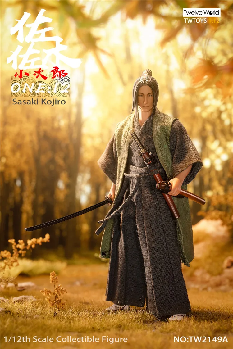 In Stock TWTOYS TW2149 A 1/12 Scale Sasaki Kojiro Figure Model