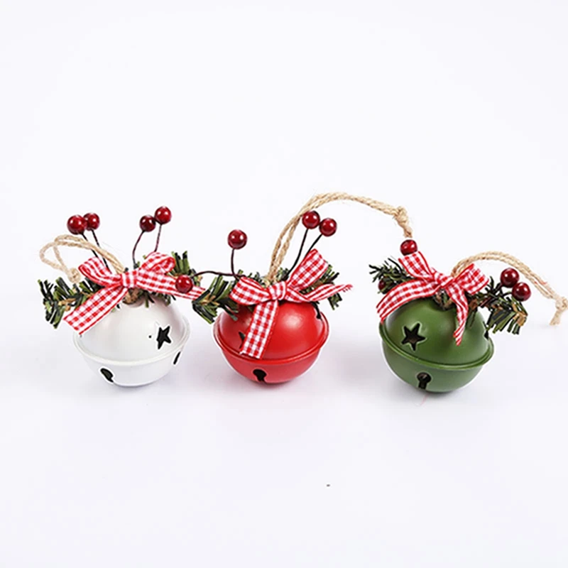 Weihnachtsglocke, Weihnachtsbaum-Anhänger, Dekoration, Metallglocke, Weihnachtsdekoration, Neujahrsgeschenke, Weihnachtsdekoration für Zuhause 2025 – Detail 9