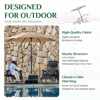 JHK Outdoor Patio Umbrella UV Protection For Garden Sturdy Structure All Weather Outdoor Umbrellas For Backyard Pool Holidays 4