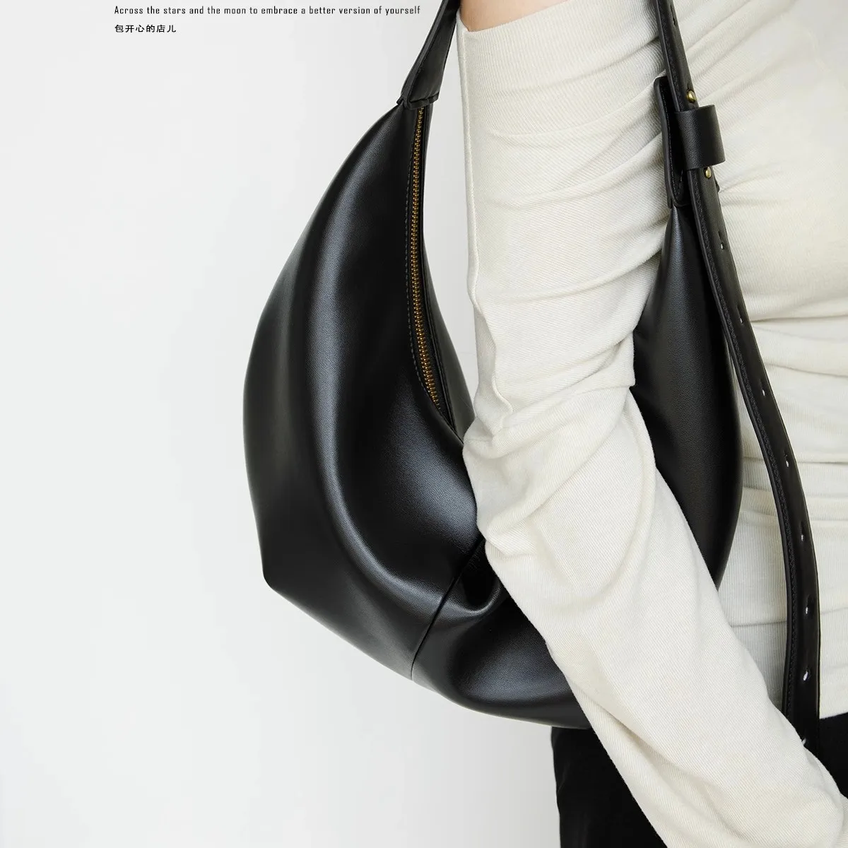 Brand Large Capaci Soft Leather Tote Bag Women's Commuter Single Shoulder Crossbody Bag for Class Casual Fashio