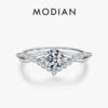 MODIAN Crown D Color Moissanite Ring Delicate Lab Diamond Ring 925 Sterling Silver For Women Wedding Engagement Jewelry