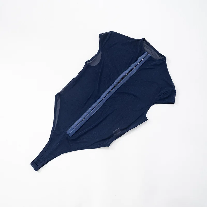 Sexy Damen-Bodys mit ausgehöhltem Reißverschluss vorne, offener Schnitt, sexy, modisch, ärmellos, Y2k-Schnürung, Sommer, dünn, einteilig, Strandmode – Detail 15