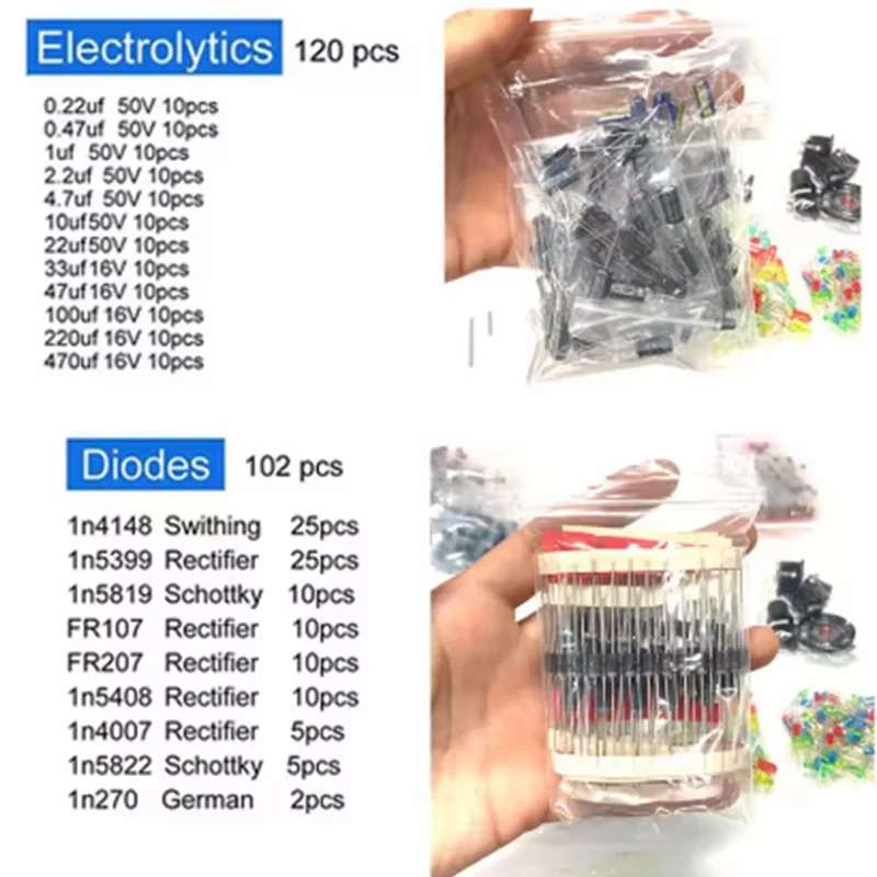 รูปสินค้า ชุดอิเล็กทรอนิกส์ครบเซต DIY สำหรับงานซ่อมและประกอบ