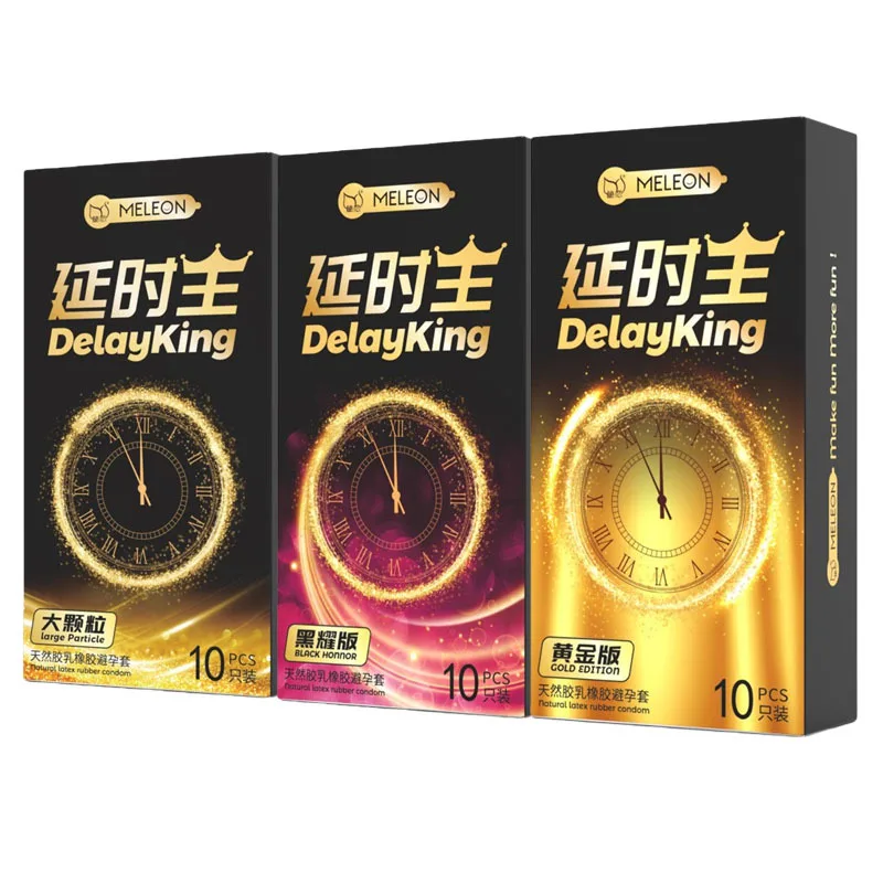 10/12pcs Particle Condoms For Men Delay Ejaculation Latex Penis Sleeve Long Lasting