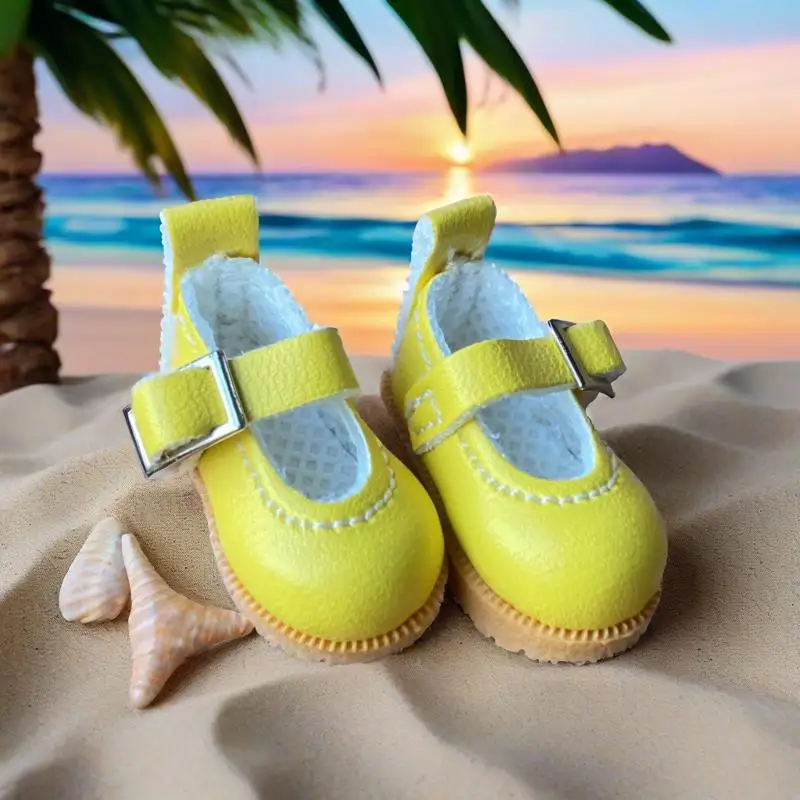 Miniature Leather Doll Boots - Tilda Collection, 3.2cm Shoes