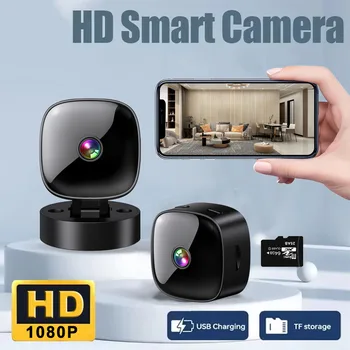 HD 1080P Mini WiFi Camera infrared Night Vision Camera 360° Rotatable Home Security Protection Wireless WiFi Surveillance Camera