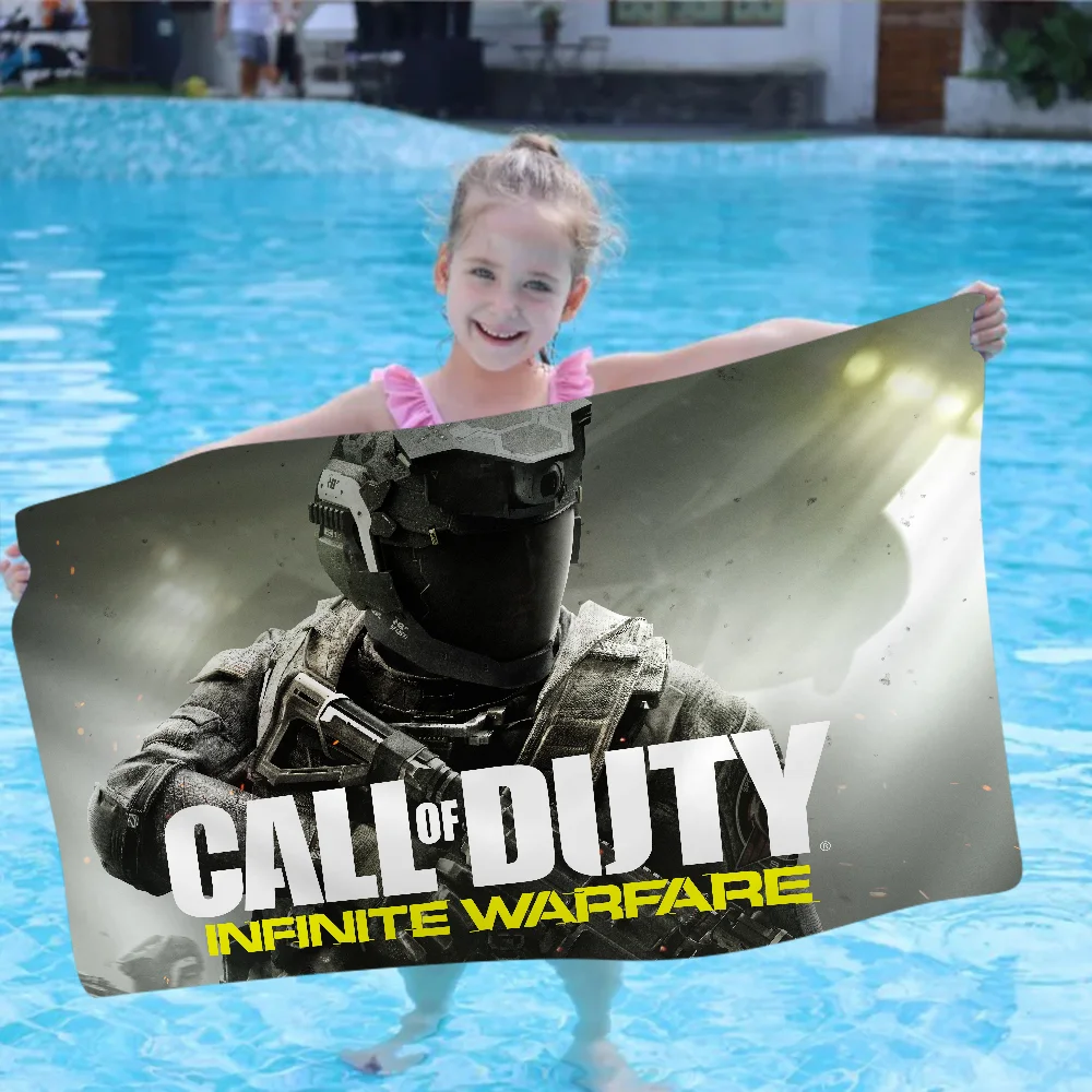 Call Of Duty Cartoon Beach Towel Cute Kawaii Room Decor Bath Girls Children Hand Towels For Bathroom Shower 5