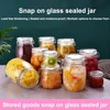 Glass Sealed Jar Food Grade Pickled Vegetables Pickled Vegetables Honey Soaked Wine Jam Tea Coffee Storage Jar Buckle Glass Jar 1