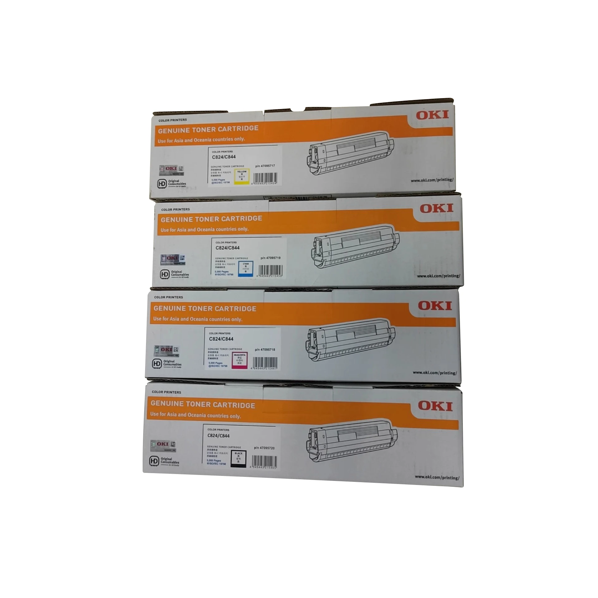 Nuova Cartuccia Di Toner Originale Per Oki Oki C824 C834 C844 Dnw 5000 Pagine