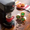 2 in 1 Coffee Brewer, Single Serve and K Cup Compatible & Ground Coffee,Compact Size Mini Coffee Maker | USA | NEW 6