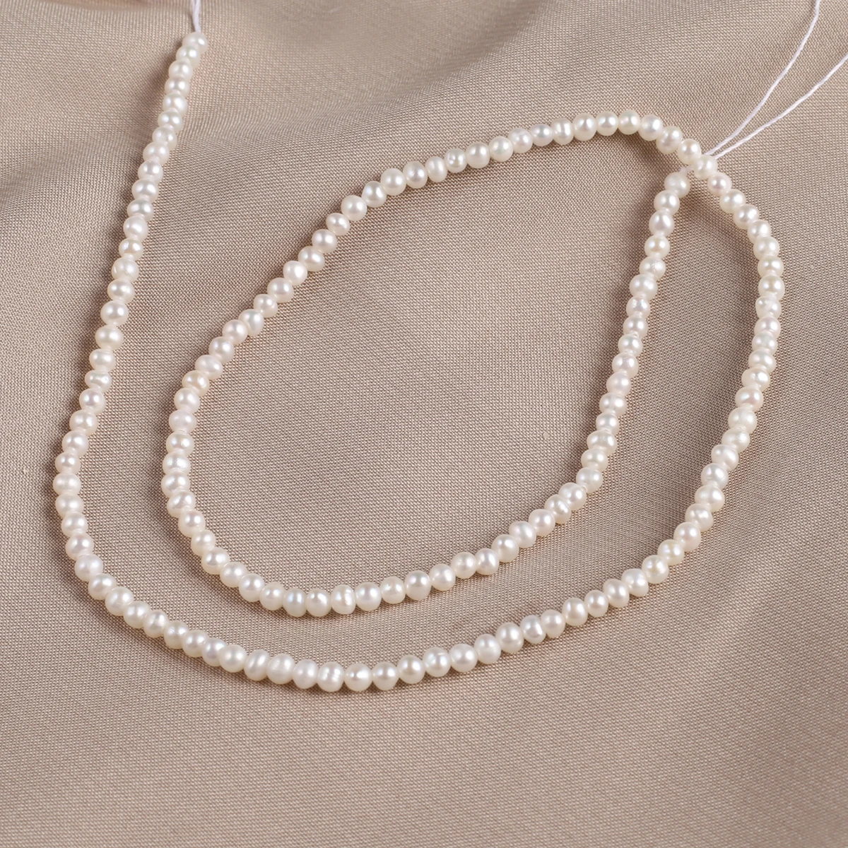 High Quality 100% Natural Freshwater Pearls Beads Loose White Beads for Jewelry Making DIY Necklace Bracelet Accessories 2-3mm