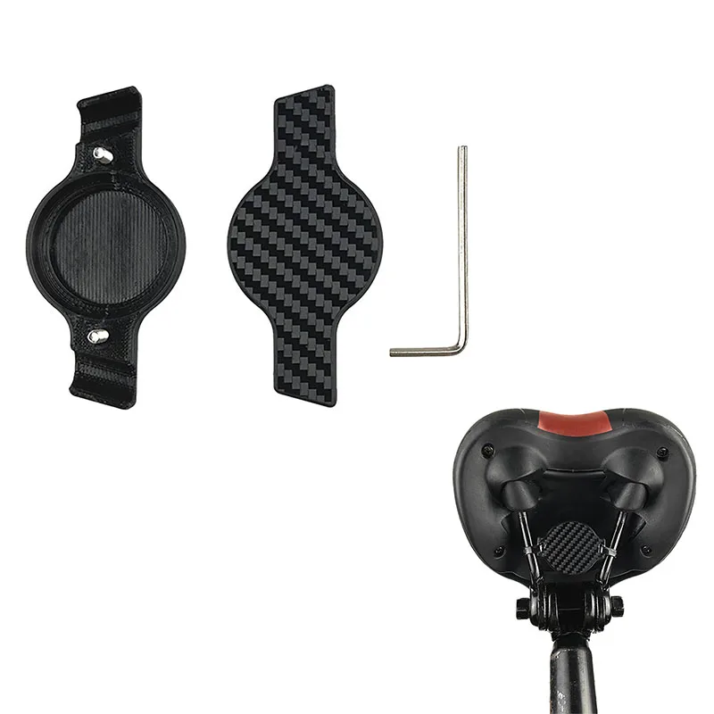 ForAirTagBikeSeatMountRoadBicyclePlasticHolderCarbonFiber