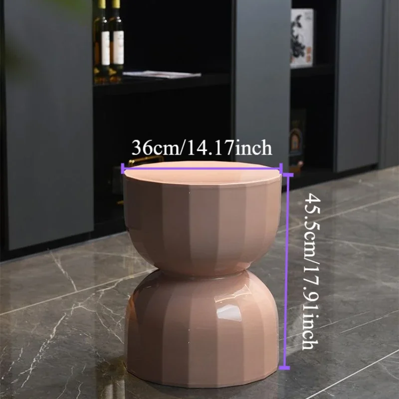 

Creative Hourglass Corner Mesas Nordic Household Small Apartment Living Room Small Coffee Table Simple Sofa Side Table Furniture