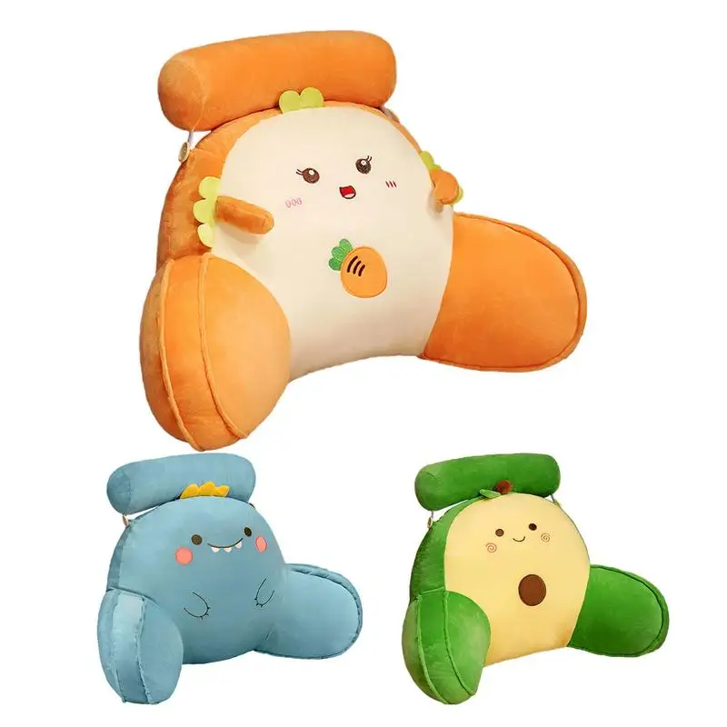 

Reading Pillows Cartoon Reading Pillow with Removable Cover reusable large backrest lumbar cushion Office chair cushion