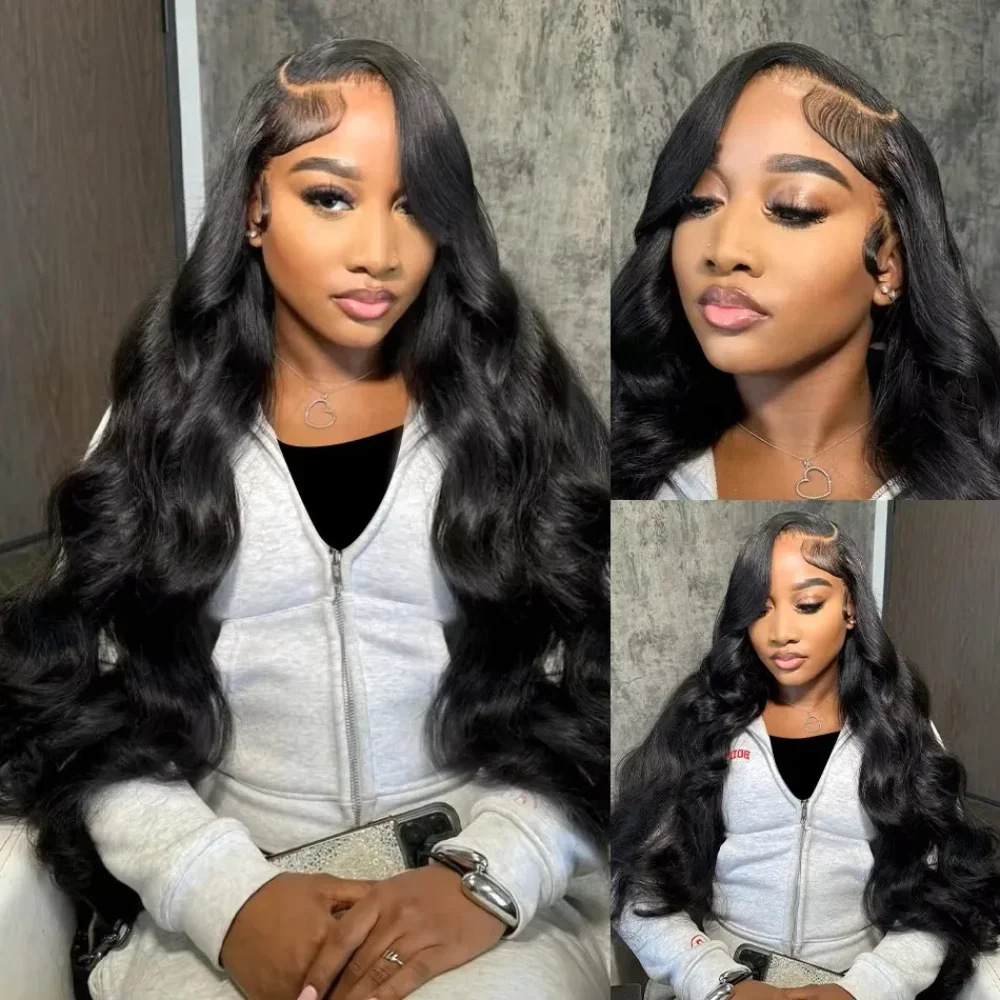 100% Human Hair 13x6 Body Wave Lace Frontal Wig HD 24 40 Inch 13x4 Lace Front Wigs Black Brazilian Pre Plucked 4x4 5x5 360 Lace