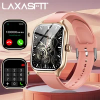 LAXASFIT 2025 New Smart Watch Bluetooth Call Message Reminder 24 Hour Health Monitoring Smart Watch Gift for Men and Women