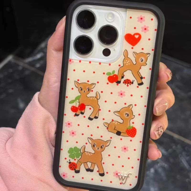 Wildflower Girls Oh Deer fawn Phone Case for iPhone 12 13 14