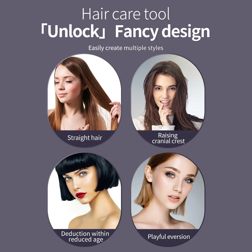 Ceramic Wireless Hair Straightening Comb