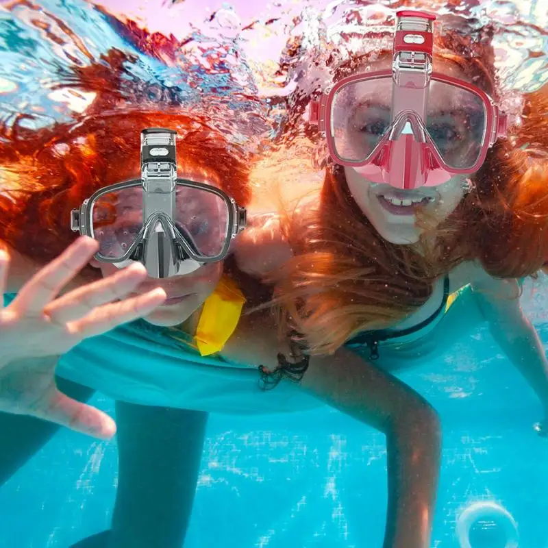 Adult Snorkeling Set Full Dry Top Snorkel Diving Masque Anti-Fog Tempered Glass Scuba Silicone Snorkeling Equipment Adults