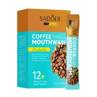 Coffee Refreshing Mouthwash 20pcs/Box Portable Bagged Mouth Wash Freshen Breath Clean The Teeth Oral Freshening Teeth Whitening