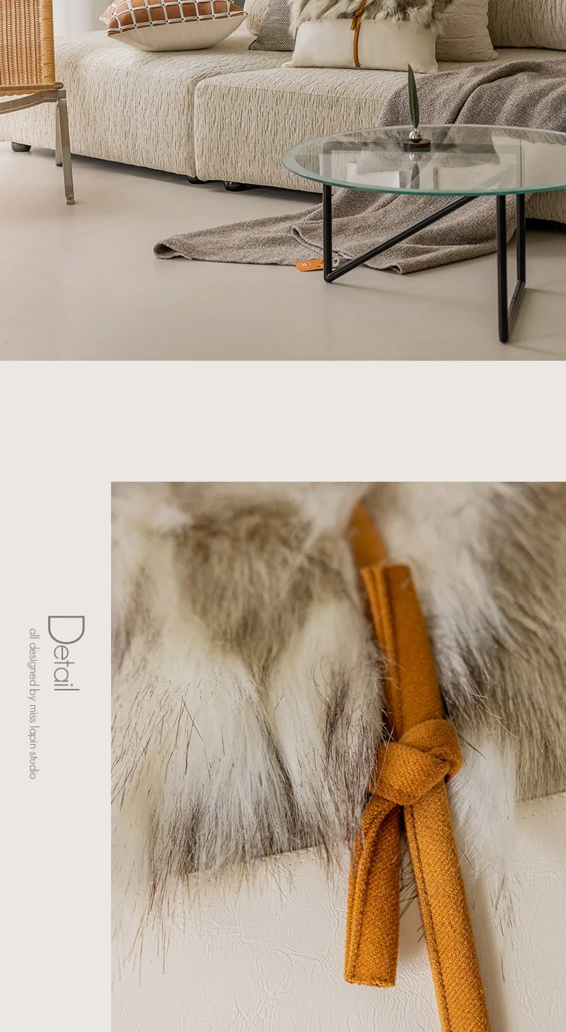 Neue Nordic Woven Leder Kissenbezug Für Home Sofa Bett Wurf Kissenbezug Wohnzimmer Dekorative – Detail 3