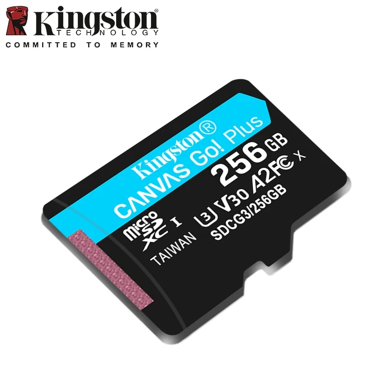 안드로이드 모바일 장치, 액션 캠, 드론 및 4K 비디오 제작용 Kingston 64gb 128gb 256gb 512gb 1tb microSD 메모리 카드