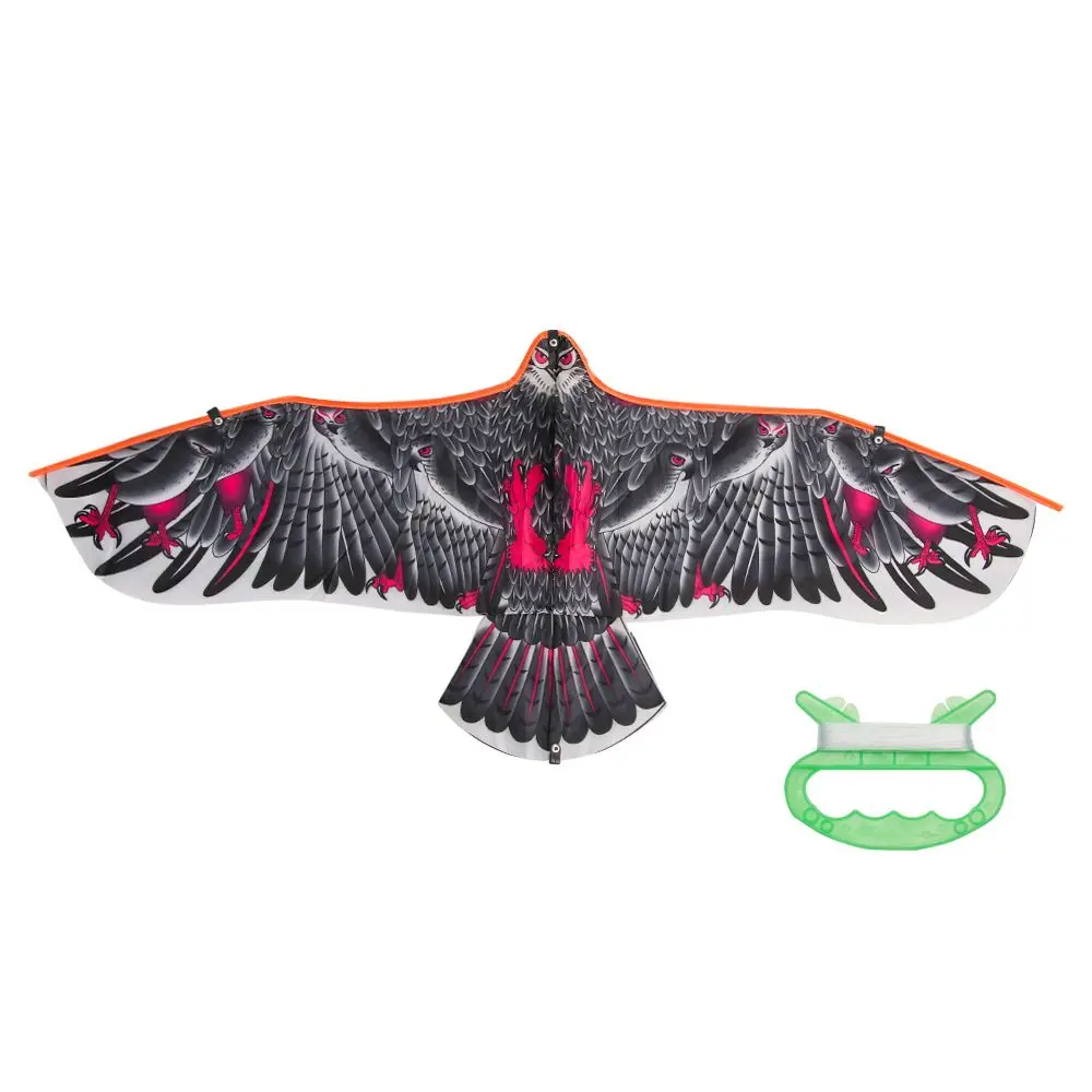 Flat Eagle Kite With 30 Meter Kite Line Children Flying Bird Kites Windsock Outdoor Toys Garden Cloth Toys For Kids Gift 3