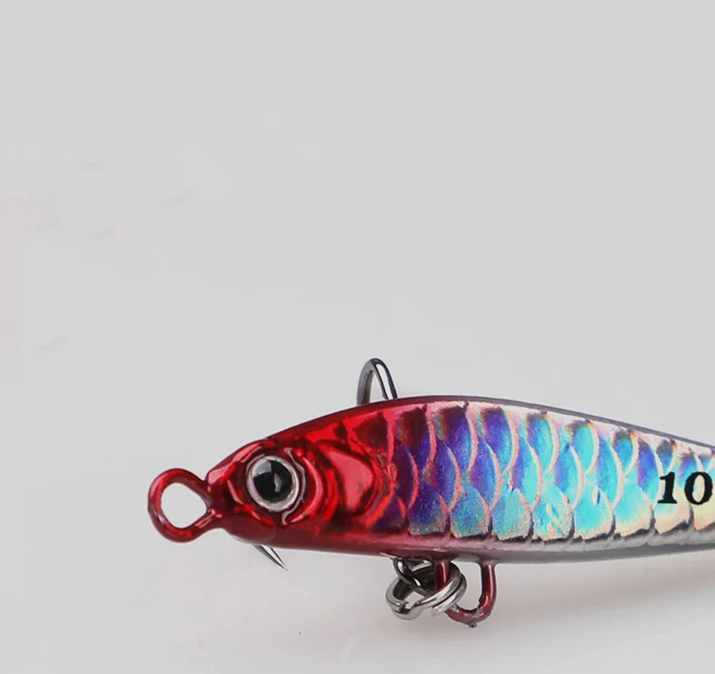 OUTKIT 1Pcs Metall Jigbait Spinning Köder 10g-22g Meer Angeln Köder Trolling Jigging Wobbler Laser Abdeckung drager Sinking Bleistift – Detail 5