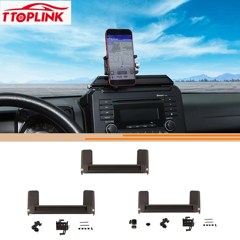 

Interior Center Console Multi Functional Expansion Camera/Phone Holder for Suzuki Jimny 2019 Up Car Accessories