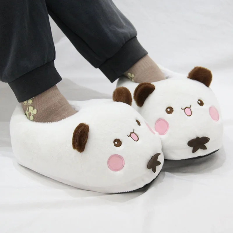 New Panda Bubu And Yier Plush Slippers Cartoon Panda Indoor Couple'S Warm Cotton Slippers Autumn And Winter Gift 2