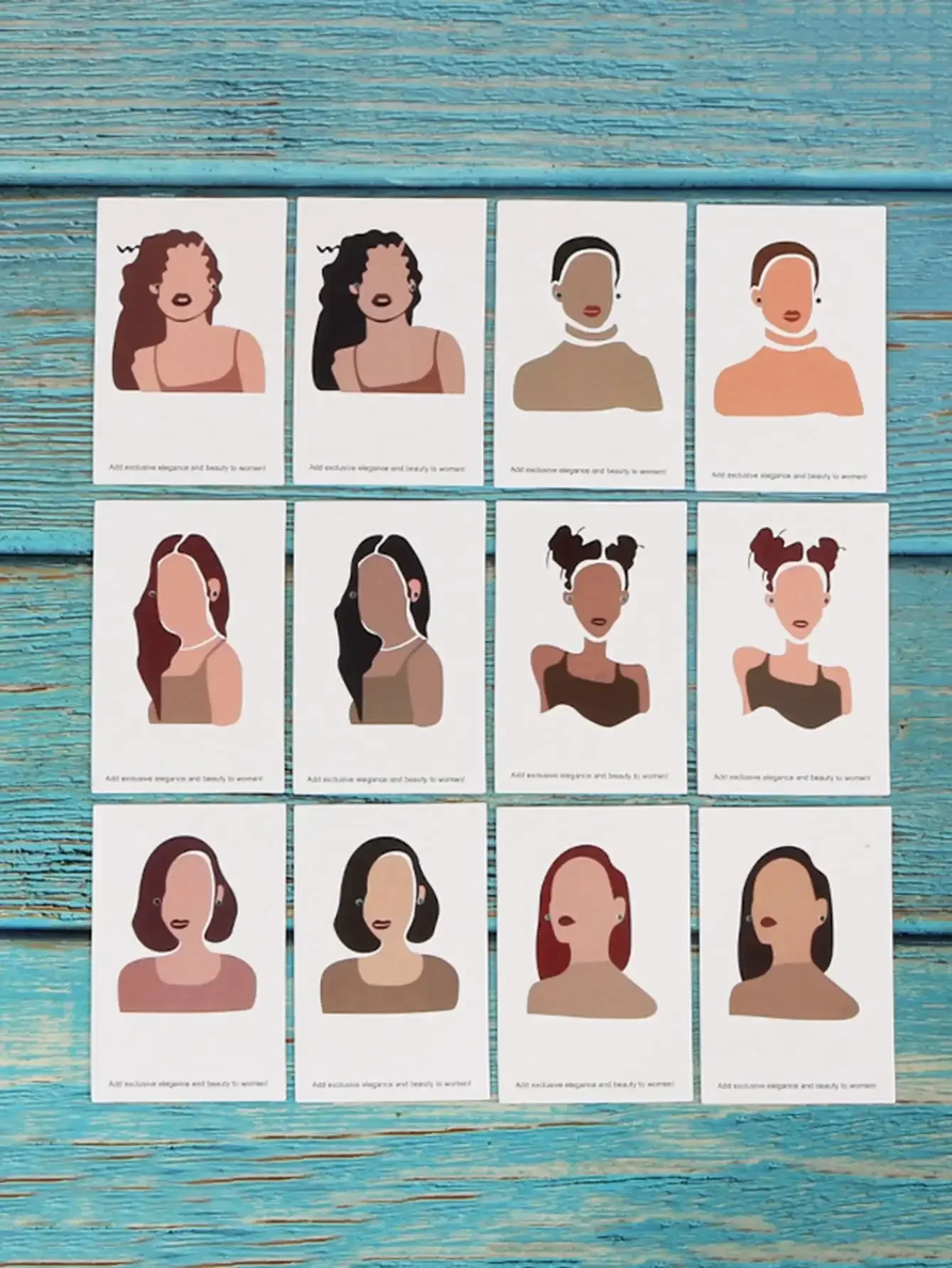 10pcs-Earrings and Necklace Display Cardboard Earring Packaging Card Earring Stud Jewelry Paper Card