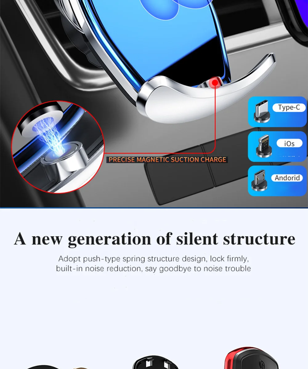 Auto Telefon Halter für Citroen C5 Aircross 2018 ~ 2022 2019 2020 2021  Magnetische Air Vent Clip Unterstützung Schnelle Drahtlose Lade Tablett  Zubehör iPhone - AliExpress