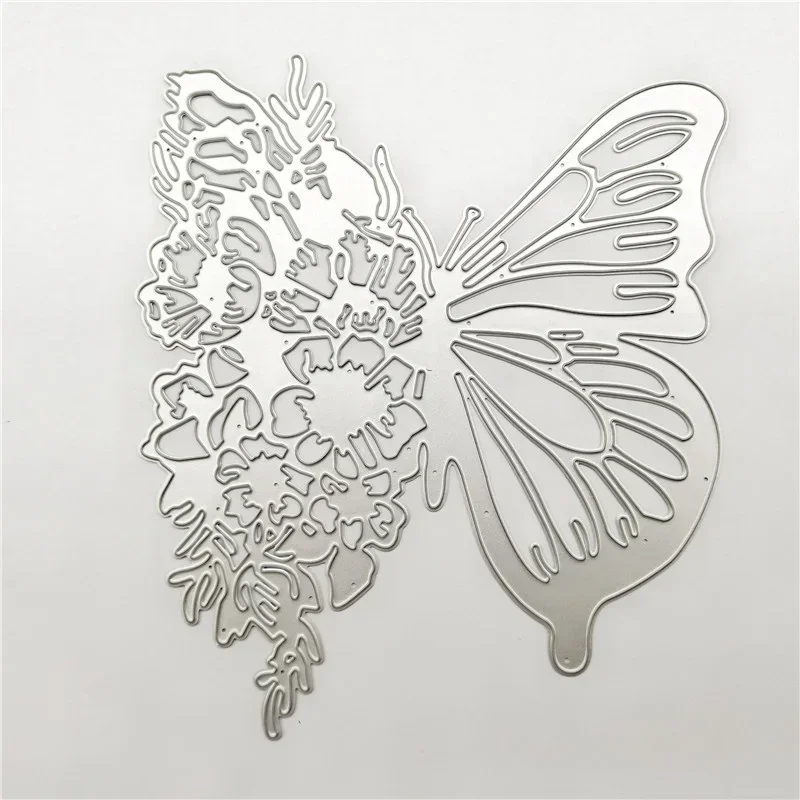 Creative Cartoon Butterfly Diy Mold Black Metal Cutting Dies Album Paper Cards Ornament Crafts Embossing Die Cuts Home Supplies