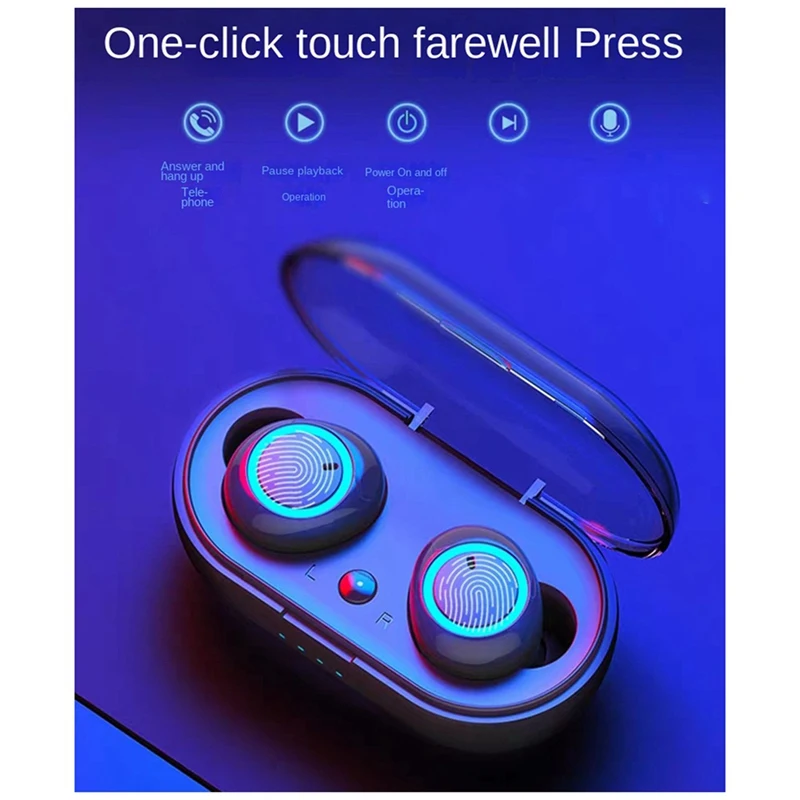 Nuovo Auricolare Bluetooth Y10 Auricolare Bluetooth Binaurale Y30 Auricolare Bluetooth Con Scomparto Di Ricarica