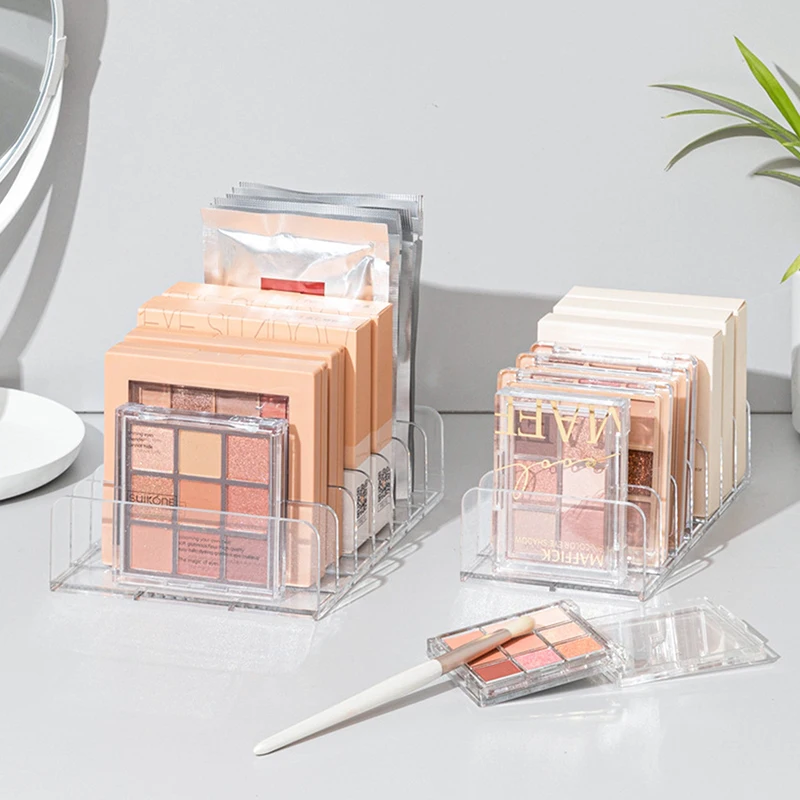 Cosmetic Organizer Desktop Display Box - Multi-Compartment Makeup Storage Tray