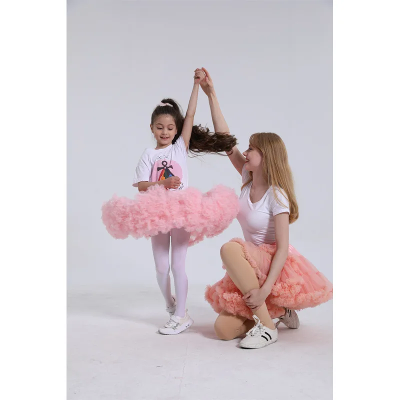 Saia de Tule Tutu infantil, Roupas de Bebês, Pettiskirt Princesa Infantil, Roupas de Meninas, 2-15 anos