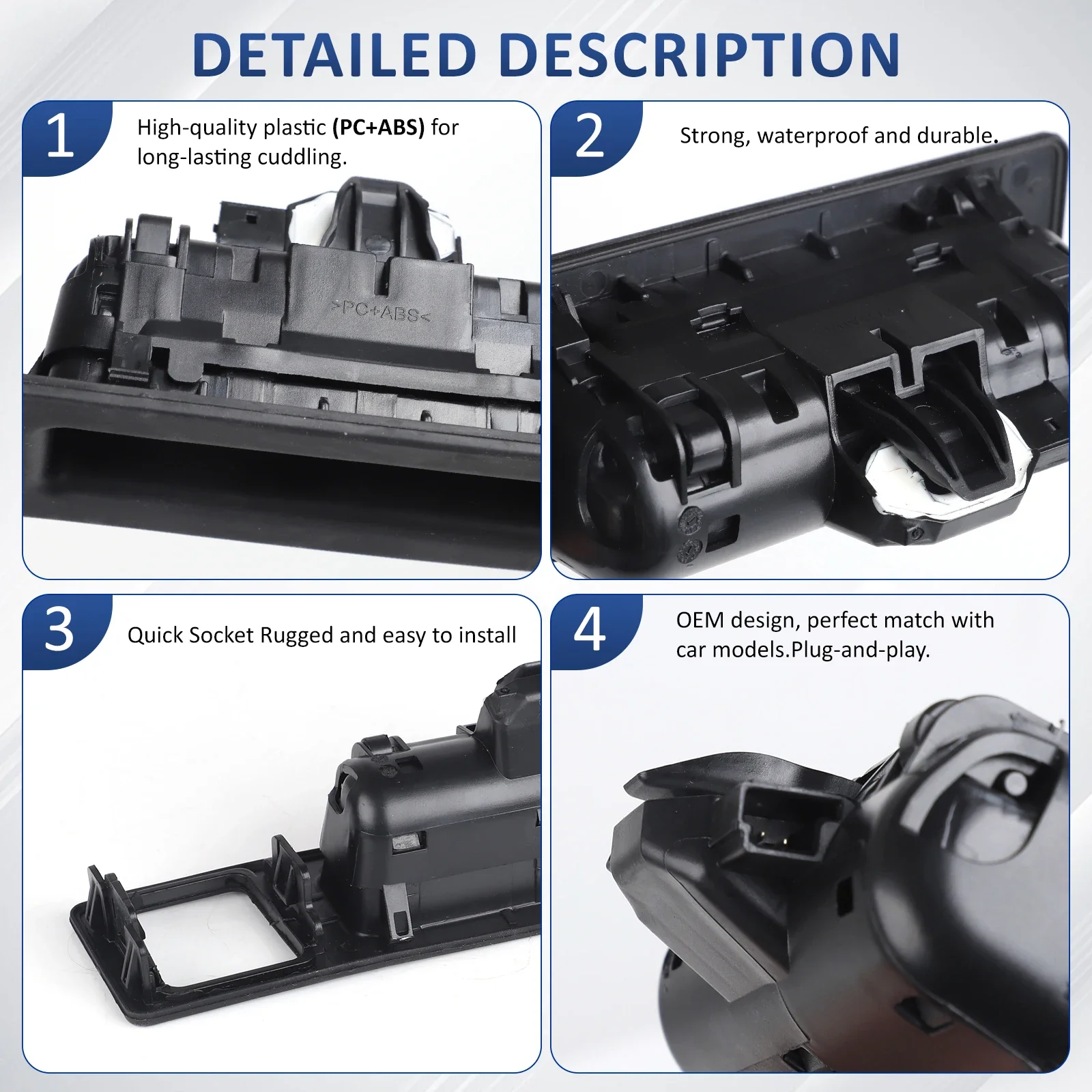 Tailgate Boot Lock 51247368752 51247368753 Compatible With BMW 2 3