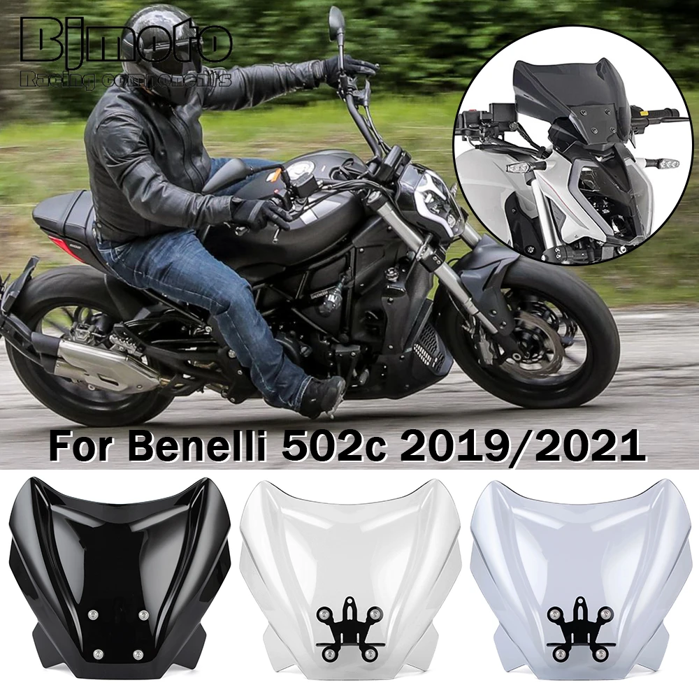 

Motorcycle 502C Windshield Windscreen For Benelli 502C 502 C 2019 2020 2021 2022 Wind Deflector
