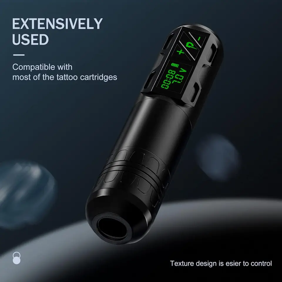 ゲスポータブルワイヤレスタトゥーマシン,2s,1800mAh,ポータブル