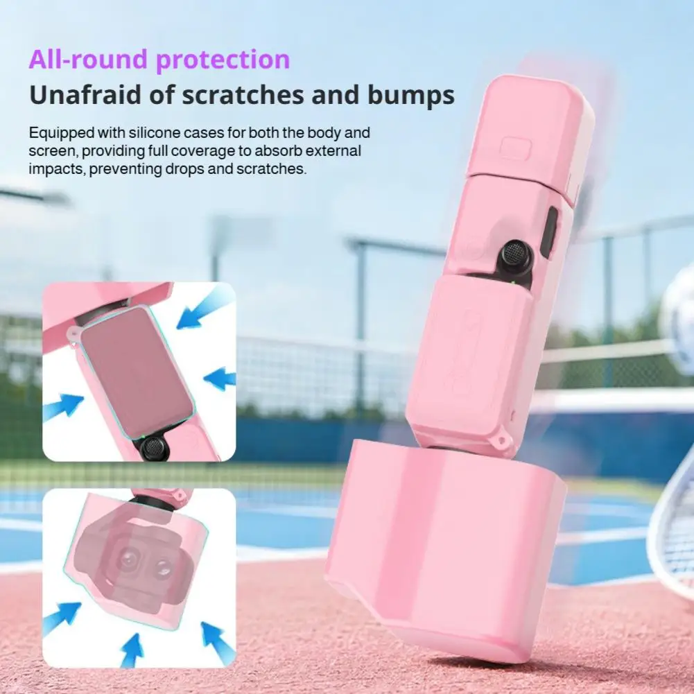 Silicone Protective Kit with Anti-Lost Lanyard for Portable Camera Device