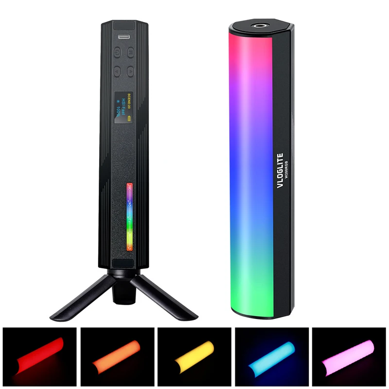 

New Magnetic RGB Bi-Color Light Portable Handheld Tube Stick CTT Photography LED Lighting 3000mAh Wireless Remote Control Lamp