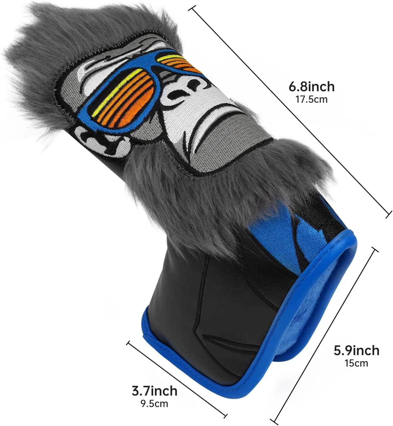 Golf head cover on multiple clubs