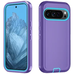Premium Heavy Duty Dustproof Armor Cover - Shockproof Matte Color Collision Protection Case - Google Pixel 11 (07)
